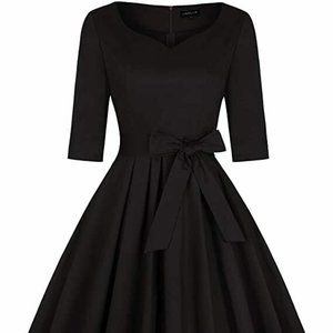 MINTLIMIT Women's Rockabilly Sweetheart Midi Dress
